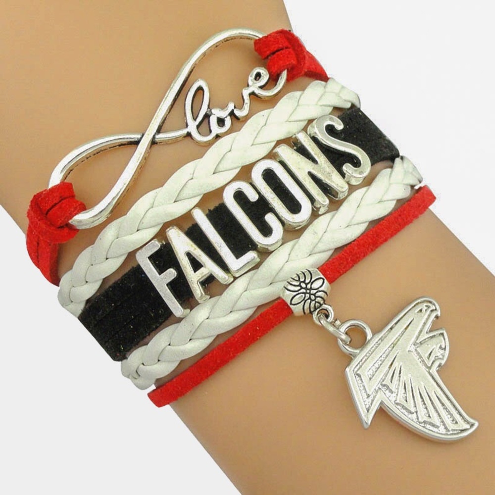 NFL Falcons adjustable bracelet